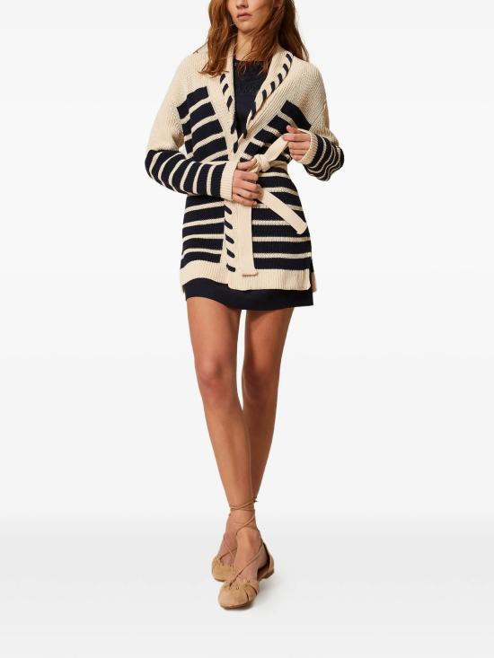  트윈셋 가디건 카디 코트 카디건 누드 & 뉴트럴 컬러 - TWINSET