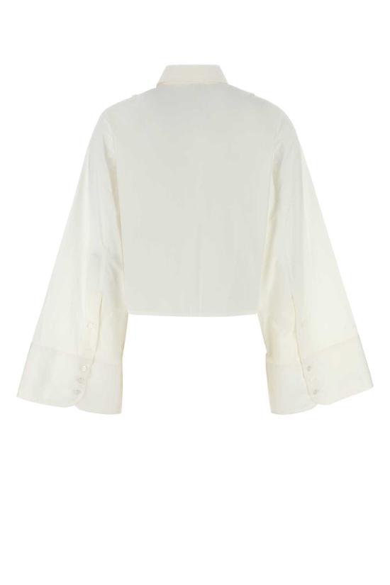  MM6 메종마르지엘라 탑 Mm6 메종 마르지엘라 포플린 셔츠 화이트 - MM6 MAISON MARGIELA