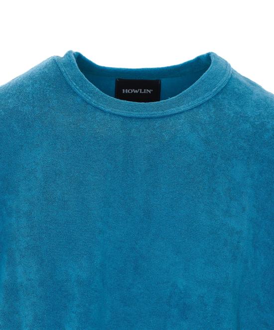 26SS 하울린 반팔 티셔츠 FONS BOXY FIT AQUA BLUES Blue - HOWLIN
