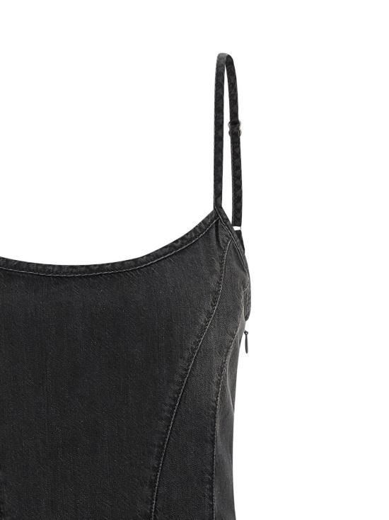  디젤 숏 원피스 드 스포키 S 드레스 블랙 - DIESEL