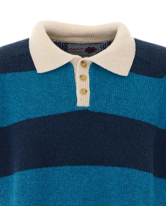 26SS 하울린 폴로 티셔츠 COLLEGE IS FUN NAVY DREAM Blue - HOWLIN