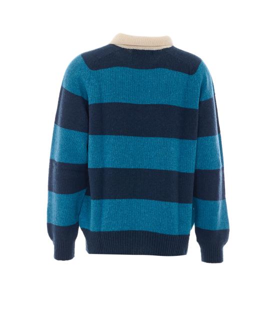 26SS 하울린 폴로 티셔츠 COLLEGE IS FUN NAVY DREAM Blue - HOWLIN