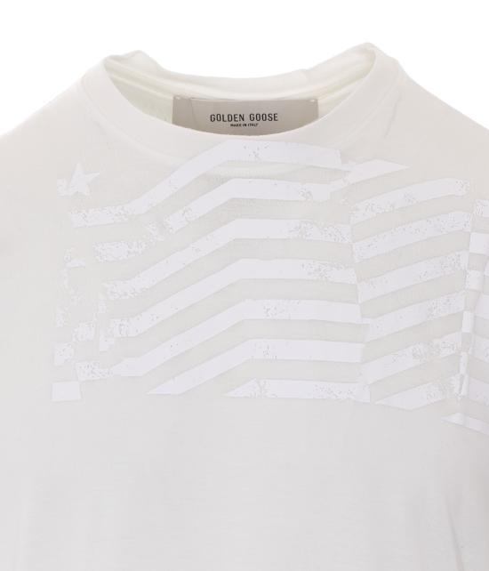 26SS 골든구스 반팔 티셔츠 GUP01220 P00252610359 White - GOLDEN GOOSE