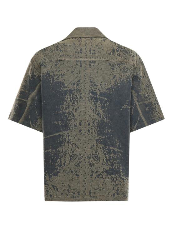  아미리 데님 셔츠 코튼 셔츠, 빈티지 인디고 - AMIRI