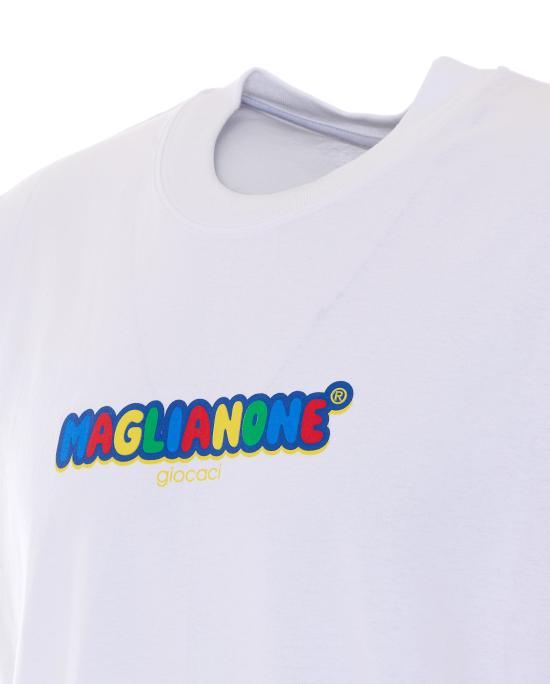 26SS 마리아노 반팔 티셔츠 V58100450 6161 White - MAGLIANO