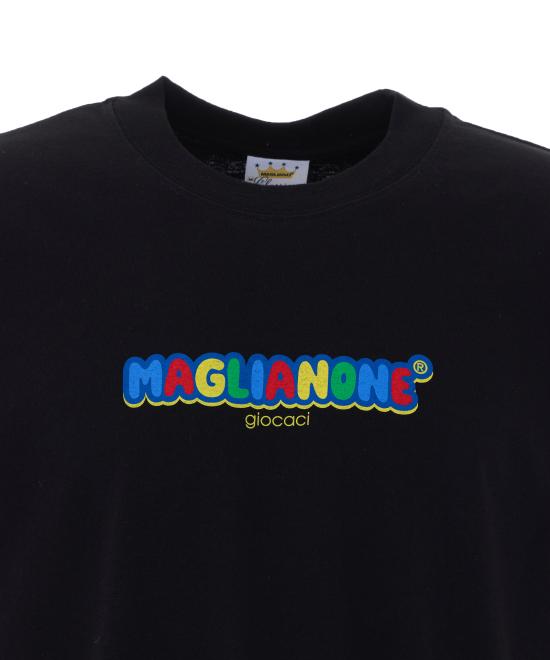 26SS 마리아노 반팔 티셔츠 V58100450 6162 Black - MAGLIANO