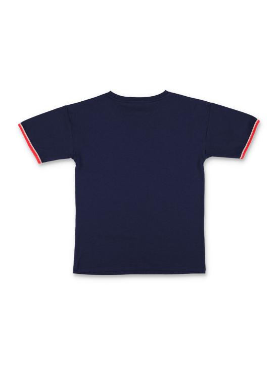  [키즈] 구찌 탑 아동용 면 프린트 티셔츠 (진청색) - GUCCI