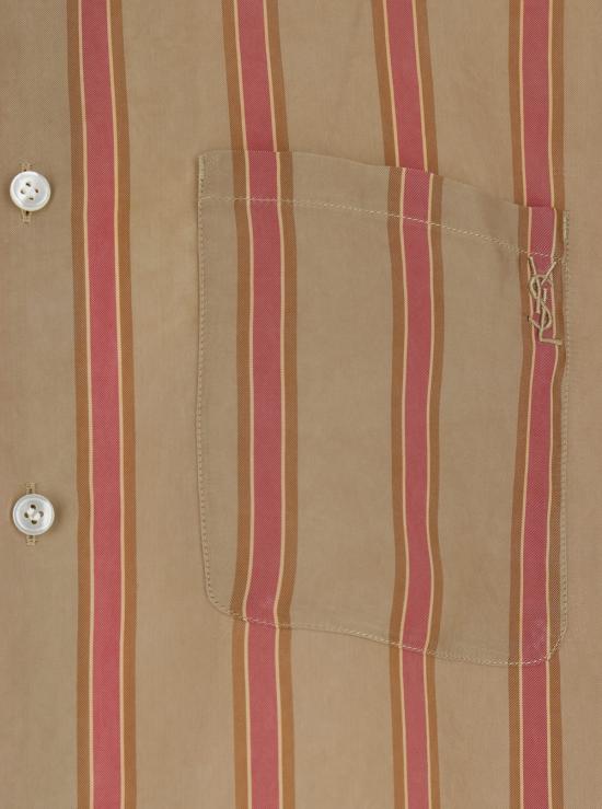 26SS 생로랑 반팔 셔츠 859781Y2N339774 Beige - SAINT LAURENT