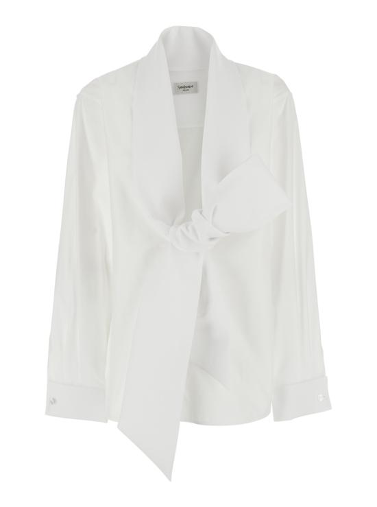 26SS 생로랑 블라우스/셔츠 870726Y1H489000 White