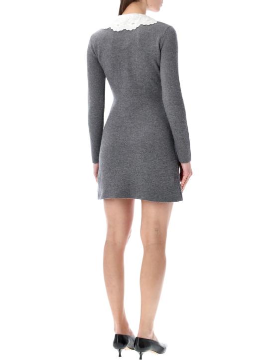  셀프 포트레이트 숏 원피스 코튼 캐시미어 니트 미니 드레스 - SELF PORTRAIT