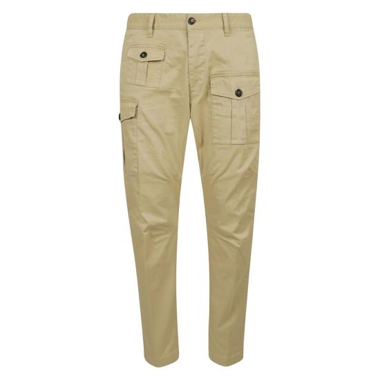  디스퀘어드2 치노 팬츠 Dsquared2 치노 섹시 카고 핏 팬츠 베이지 - DSQUARED2