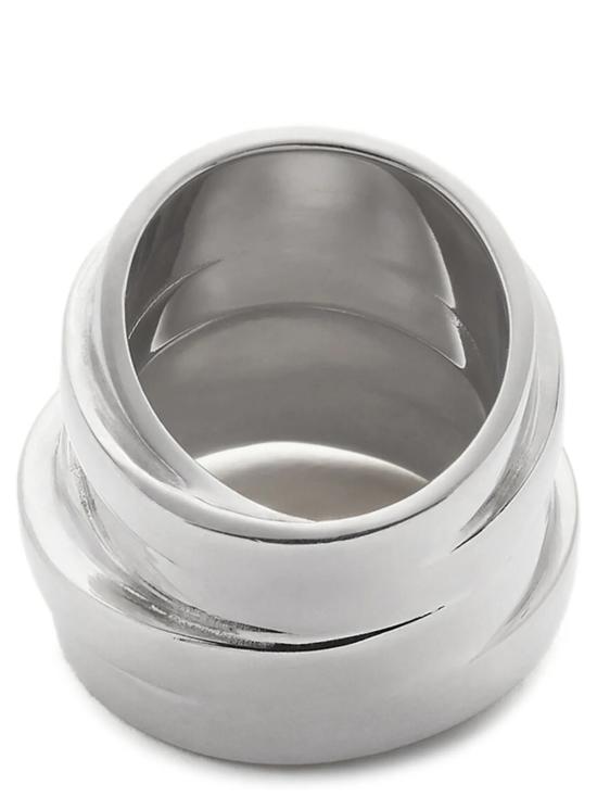  MM6 메종마르지엘라 반지 Mm6 메종 마르지엘라 로고 링 실버 - MM6 MAISON MARGIELA