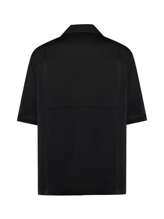  질샌더 탑 질 샌더 비스코스 셔츠 블랙 - JIL SANDER