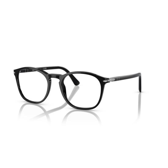 26SS 페르솔 안경 0Po3007vm 클래식 원형 프레임 아세테이트  (실버 포인트) - PERSOL