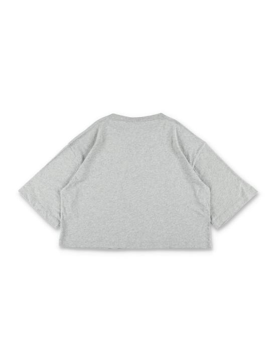  [키즈] 마르니 탑 키즈  여아용 크롭 티셔츠 그레이 - MARNI