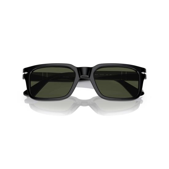 26SS 페르솔 선글라스 0Po3272s 유광 블랙 아세테이트  (녹색 렌즈) - PERSOL