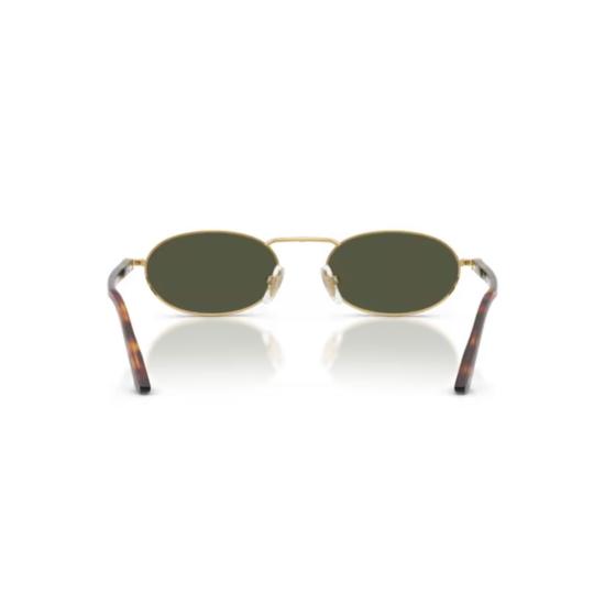 26SS 페르솔 선글라스 0Po1023s 골드 메탈 타원형 프레임 - PERSOL