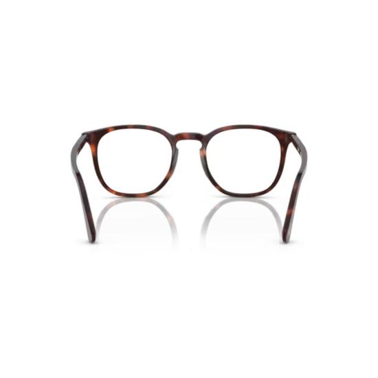  페르솔 안경 3318V 비스타 라운드 아세테이트 안경테 (호피무늬) - PERSOL