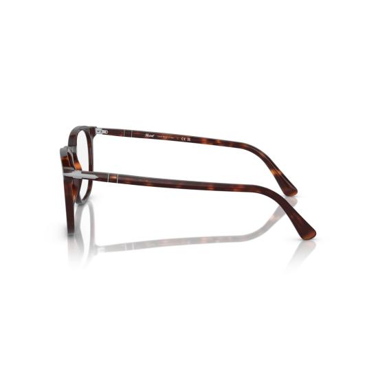 26SS 페르솔 안경 0Po3318v 호피무늬 아세테이트 안경테 (키홀 브릿지) - PERSOL