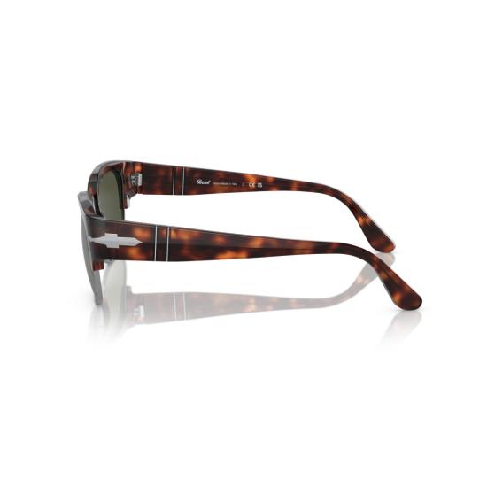 26SS 페르솔 선글라스 0Po3319s 호피무늬 사각 프레임  (실버 화살표 디테일) - PERSOL