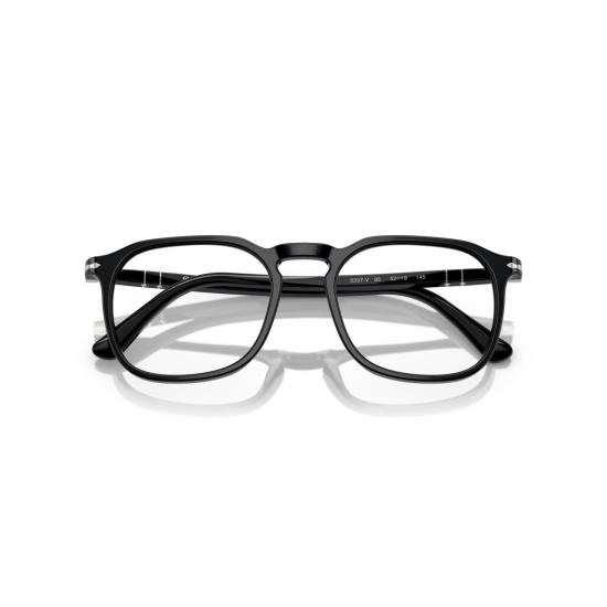26SS 페르솔 선글라스 0Po3337v 화살표 모양 장식이 있는 사각 프레임 안경 - PERSOL