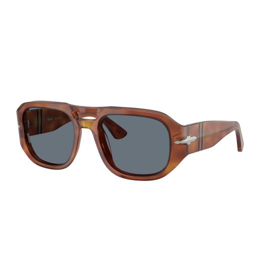 26SS 페르솔 선글라스 0Po3373s 호피무늬 아세테이트 소재 더블 브릿지 - PERSOL