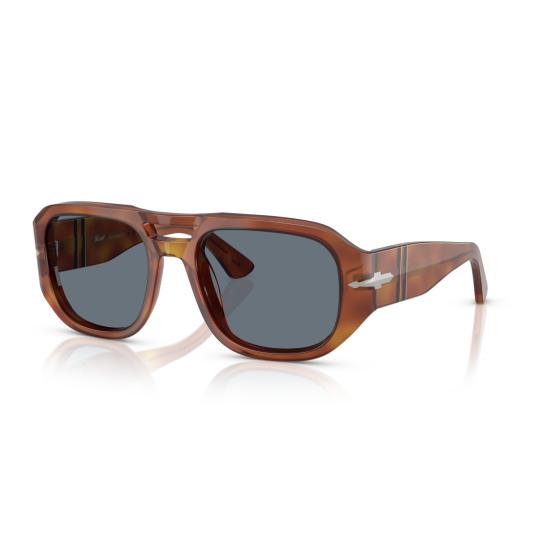 26SS 페르솔 선글라스 0Po3373s 호피무늬 아세테이트 소재 더블 브릿지 - PERSOL