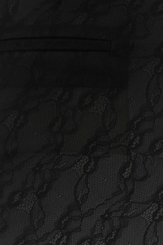  쿠레쥬 미디 스커트 쿠레주 스트레치 나일론 혼방  블랙 - COURREGES