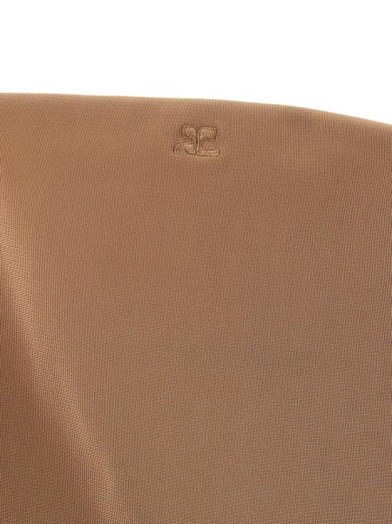  쿠레쥬 바디수트 티셔츠 Courreges 란제리 뷔스티에 바디수트 베이지 - COURREGES