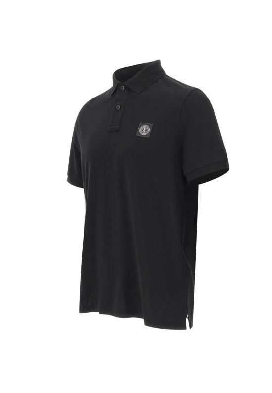 스톤 아일랜드 폴로 티셔츠 2200008S0017 V0029 BLACK - STONE ISLAND