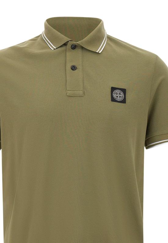  스톤 아일랜드 폴로 티셔츠 2200010S0018 V005G GREEN - STONE ISLAND