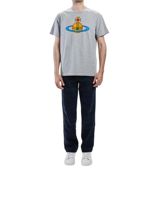 26SS 비비안웨스트우드 반팔 티셔츠 3G01004S J001M P001 GRIGIO - VIVIENNE WESTWOOD