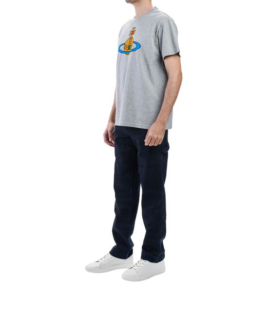 26SS 비비안웨스트우드 반팔 티셔츠 3G01004S J001M P001 GRIGIO - VIVIENNE WESTWOOD