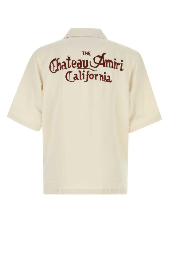  아미리 셔츠 아이보리 폴리에스터 - AMIRI