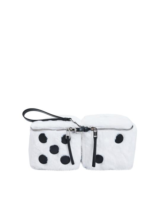 26SS 모스키노 크로스백 MC4103PP1O OX1 10A BIANCO NERO - MOSCHINO