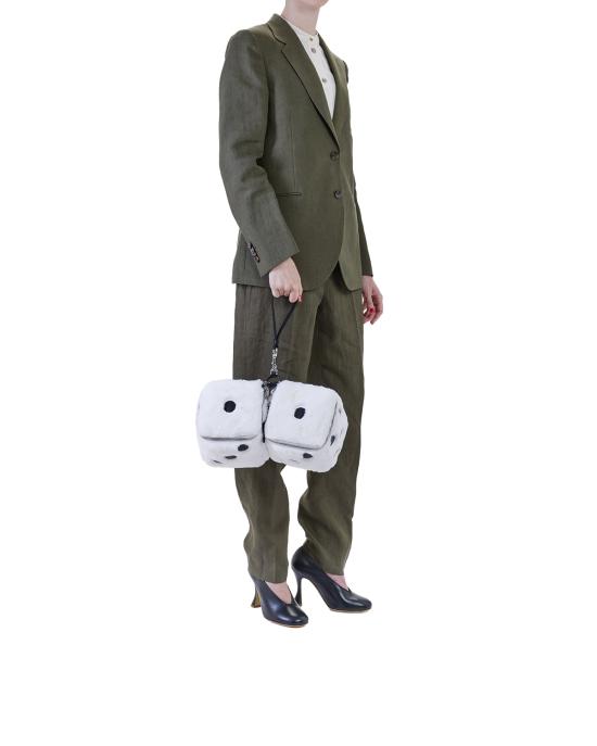 26SS 모스키노 키링 MC4103PP1O OX1 10A BIANCO NERO - MOSCHINO