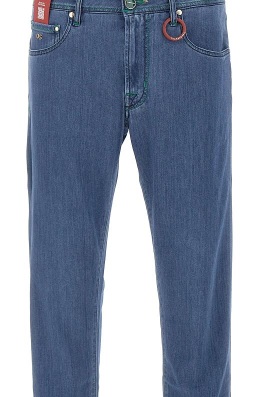 26SS 트라마로사 데님 팬츠 MICHELANGDBSCP SILK Blue - TRAMAROSSA