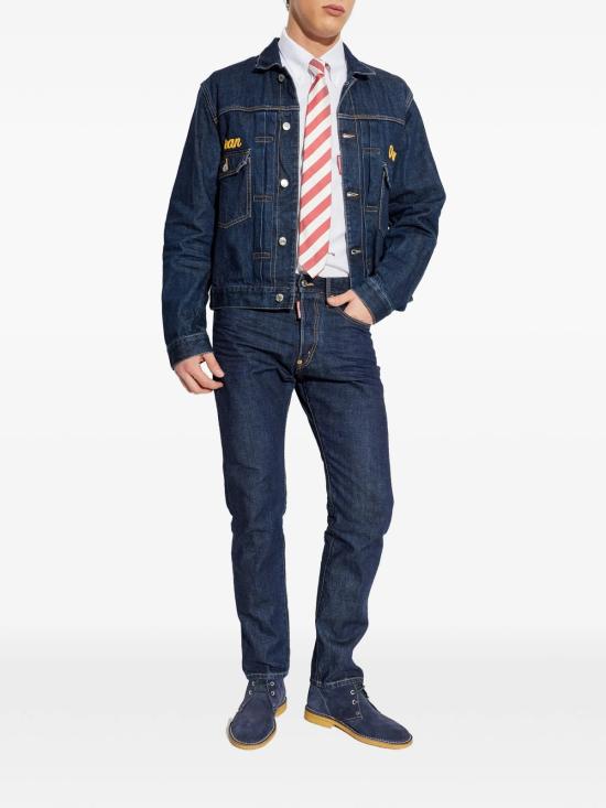  디스퀘어드2 탑 Dsquared2 카미시아 셔츠 화이트 - DSQUARED2