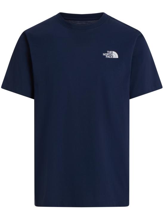  노스페이스 탑 에볼루션 박스 NSE 레귤러 티셔츠 블루