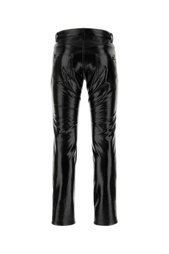  쿠레쥬 치노 팬츠 쿠레주 비닐 팬츠 블랙 - COURREGES