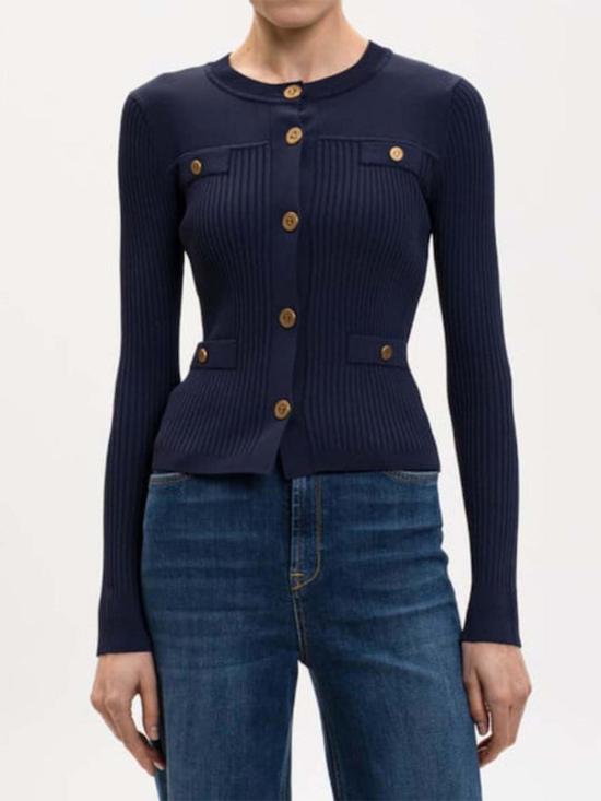  트윈셋 가디건 Twinset Vi Pa Maglia 카디건 블루 - TWINSET