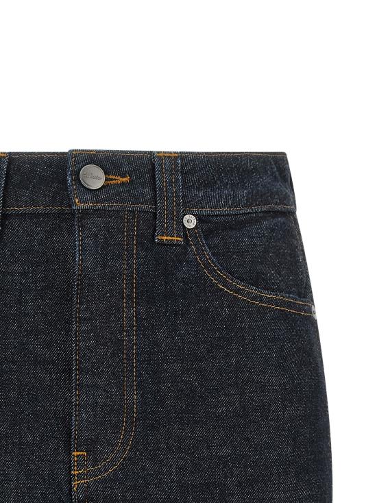  케이트 데님 스커트 Khaite 켄드라 미디 스커트 블루 - KHAITE