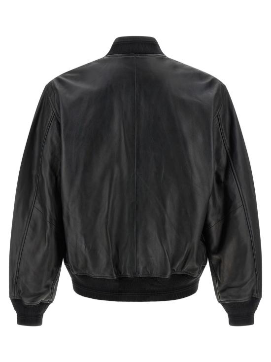  디젤 봄버 자켓 L 타입 가죽 봄버 재킷 블랙 - DIESEL