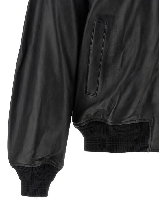  디젤 봄버 자켓 L 타입 가죽 봄버 재킷 블랙 - DIESEL