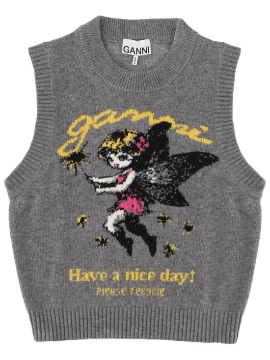 26SS 가니 니트웨어 A1070269 920 GREY DOM