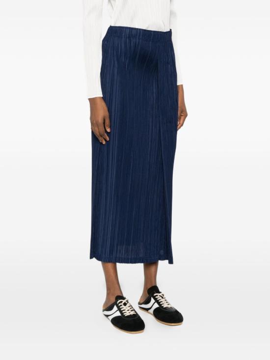 26SS 플리츠플리즈 미디 스커트 PP66JG37378 DARK NAVY DOM - PLEATS PLEASE