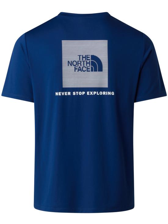  노스페이스 탑 24 7 박스 Nse SS TT 티셔츠 블루 - NORTH FACE