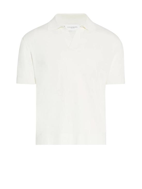 26SS 파올로페코라 폴로 티셔츠 A043 F1001102 Cream