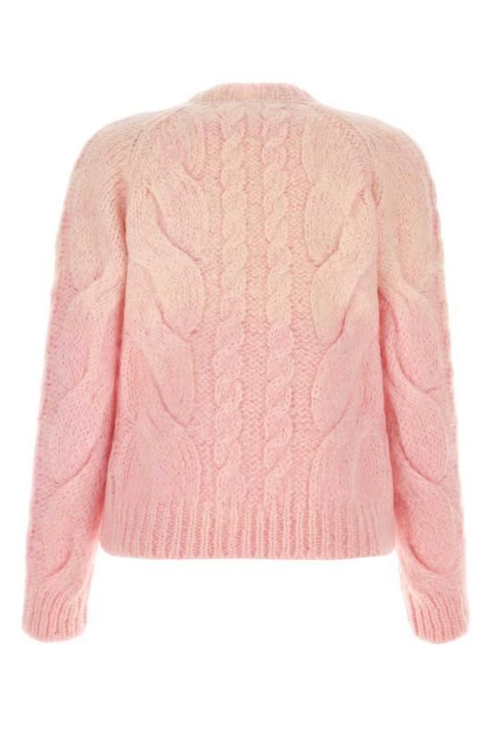  마르지엘라 가디건 메종  모헤어 블렌드 스웨터 핑크 - MAISON MARGIELA