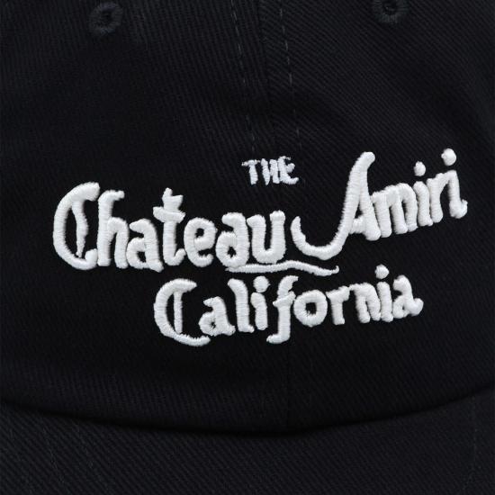  아미리 모자 더 샤토  캘리포니아 식스패널 베이스볼 캡 블랙 - AMIRI